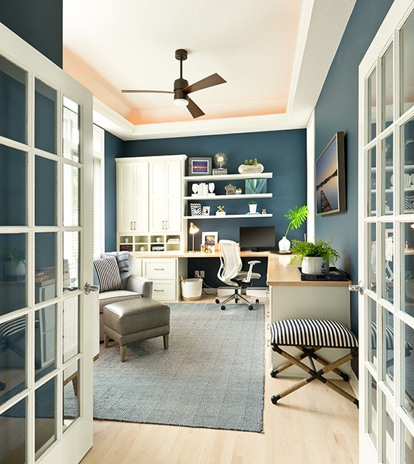 interior of a modern home office