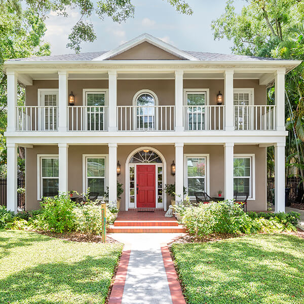 large colonial style home